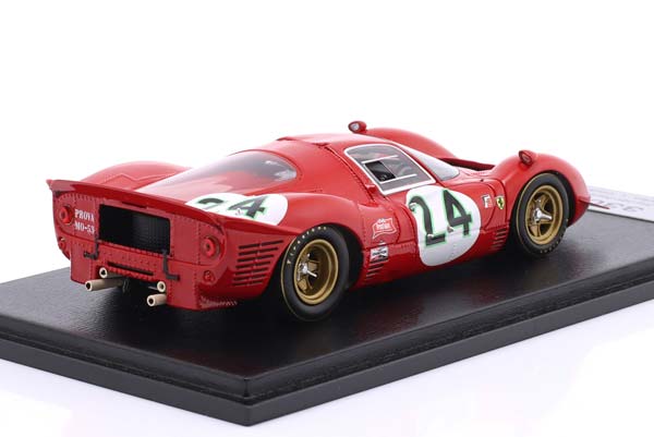 FERRARI 330 P4 #24 2ND 24H DAYTONA 1967 PARKES, SCARFIOTTI / ФЕРРАРИ 330 P4 2 МЕСТО 24 ЧАСА ДАЙТОНА ПАРКЕС СКАРФИОТТИ — фото 2