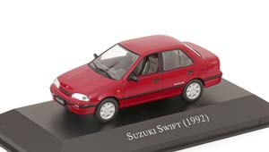 SUZUKI SWIFT GL 1992 КРАСНЫЙ МЕТАЛЛИК