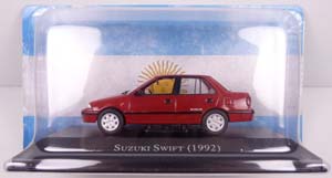 SUZUKI SWIFT GL 1992 КРАСНЫЙ МЕТАЛЛИК — фото 2