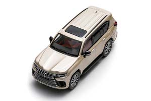 LEXUS LX600 2026 GOLDEN / ЛЕКСУС ЛХ600 ЗОЛОТИСТЫЙ (ДЛИНА 7-10 СМ) — фото 5