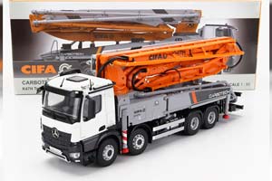 MERCEDES-BENZ AROCS 4151 TRUCK 4-ASSI (2018) - AUTOPOMPA PER CALCESTRUZZO CIFA K47H - CEMENT PUMP, WHITE YELLOW