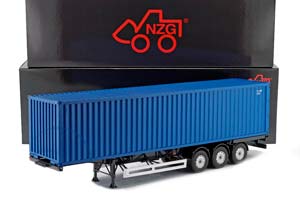 TRAILER SET SEMI-TRAILER EUROPE WITH 40 FT CONTAINER BLUE | ТРЕЕЙЛЕР С ЕВРОПЕЙСКИМ 40-ФУТОВЫМ КОНТЕЙНЕРОМ СИНИЙ — фото 5