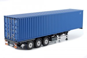 TRAILER SET SEMI-TRAILER EUROPE WITH 40 FT CONTAINER BLUE | ТРЕЕЙЛЕР С ЕВРОПЕЙСКИМ 40-ФУТОВЫМ КОНТЕЙНЕРОМ СИНИЙ — фото 2
