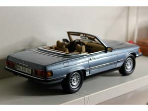 MERCEDES R107 450 SL CABRIOLET 1978 BLUE — фото 4