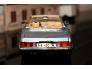 MERCEDES R107 450 SL CABRIOLET 1978 BLUE — фото 5
