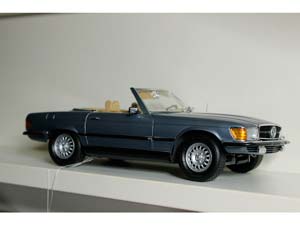 MERCEDES R107 450 SL CABRIOLET 1978 BLUE — фото 10
