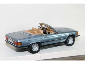 MERCEDES R107 450 SL CABRIOLET 1978 BLUE — фото 2
