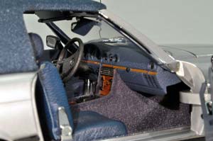 MERCEDES R107 450 SL CABRIOLET WITH CLOSE TOP 1973 SILVER — фото 12