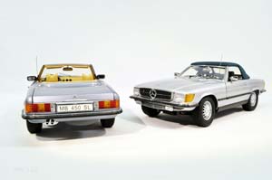 MERCEDES R107 450 SL CABRIOLET WITH CLOSE TOP 1973 SILVER — фото 20