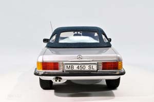 MERCEDES R107 450 SL CABRIOLET WITH CLOSE TOP 1973 SILVER — фото 4