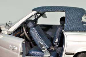 MERCEDES R107 450 SL CABRIOLET WITH CLOSE TOP 1973 SILVER — фото 9