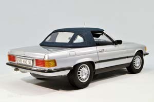 MERCEDES R107 450 SL CABRIOLET WITH CLOSE TOP 1973 SILVER — фото 2