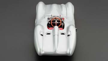 MERCEDES W196R STREAMLINER BODY 1954-1955 SILVER — фото 5