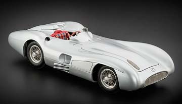 MERCEDES W196R STREAMLINER BODY 1954-1955 SILVER