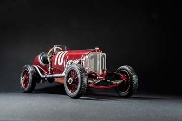 MERCEDES TARGA FLORIO 1924 RED #10 CHRISTIAN WERNER/KARL SAILER WINNER — фото 3