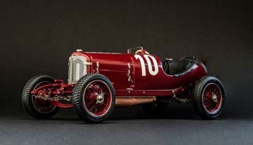 MERCEDES TARGA FLORIO 1924 RED #10 CHRISTIAN WERNER/KARL SAILER WINNER — фото 1