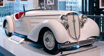 AUDI FRONT 225 ROADSTER 1935 WHITE ANNIVERSARY 100 YEARS AUDI IN SPECIAL BOX — фото 5