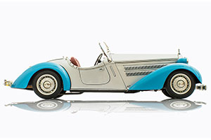 AUDI 225 FRONT ROADSTER 1935 BLUE/SILVER LIMITED EDITION 4000 PCS. — фото 4