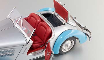 AUDI 225 FRONT ROADSTER 1935 BLUE/SILVER LIMITED EDITION 4000 PCS. — фото 5