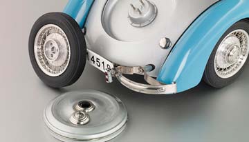 AUDI 225 FRONT ROADSTER 1935 BLUE/SILVER LIMITED EDITION 4000 PCS. — фото 6