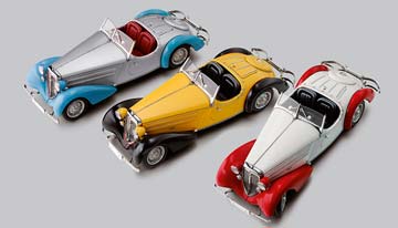 AUDI 225 FRONT ROADSTER 1935 BLUE/SILVER LIMITED EDITION 4000 PCS. — фото 7