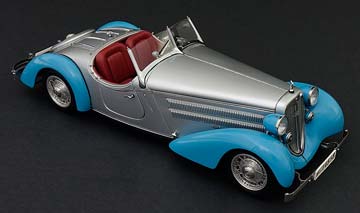 AUDI 225 FRONT ROADSTER 1935 BLUE/SILVER LIMITED EDITION 4000 PCS. — фото 8