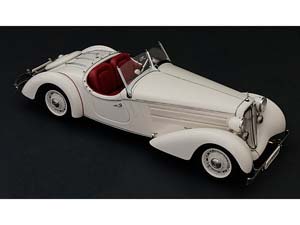 AUDI FRONT 225 ROADSTER 1935 WHITE RED LEATHER ANNIVERSARY MODEL-100 YEARS OF AUDI- SPECIAL EDITION 50 PIECES — фото 12