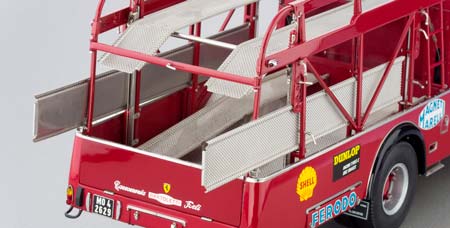 FIAT 642 RN2 BARTOLETTI FERRARI RACE CAR TRANSPORTER 1957 RED / ФИАТ БАРТОЛЕТТИ КРАСНЫЙ — фото 14