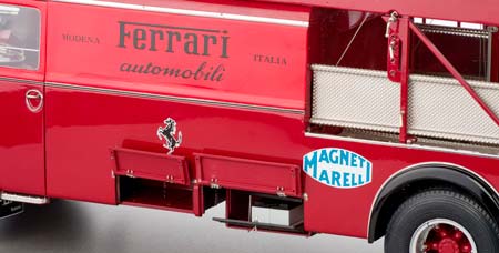 FIAT 642 RN2 BARTOLETTI FERRARI RACE CAR TRANSPORTER 1957 RED / ФИАТ БАРТОЛЕТТИ КРАСНЫЙ — фото 18