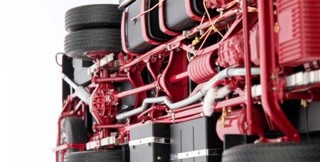 FIAT 642 RN2 BARTOLETTI FERRARI RACE CAR TRANSPORTER 1957 RED / ФИАТ БАРТОЛЕТТИ КРАСНЫЙ — фото 20