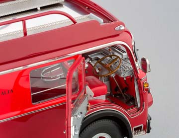 FIAT 642 RN2 BARTOLETTI FERRARI RACE CAR TRANSPORTER 1957 RED / ФИАТ БАРТОЛЕТТИ КРАСНЫЙ — фото 24