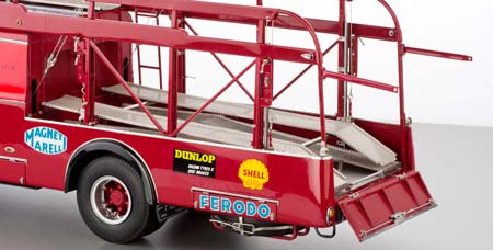 FIAT 642 RN2 BARTOLETTI FERRARI RACE CAR TRANSPORTER 1957 RED / ФИАТ БАРТОЛЕТТИ КРАСНЫЙ — фото 5