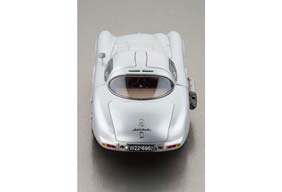 MERCEDES 300 SLR UHLENHAUT COUPE WITH MUFFLER (BLUE INTERIOR) 1955 SILVER — фото 14