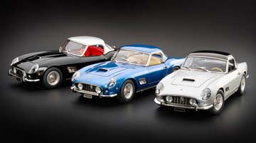 FERRARI 250 GT SWB CALIFORNIA SPYDER 1961 SILVER LIMITED EDITION 2500 PCS. (HARD TOP INCLUDED) — фото 9