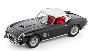 FERRARI 250 GT SWB CALIFORNIA SPYDER 1960 BLACK/SILVER LIMITED EDITION 2500 PCS. (HARD TOP INCLUDED)