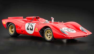 FERRARI 312P SPYDER SEBRING #25 AMON/ANDRETTI 1969