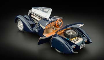 BUGATTI 57 SC CORSICA ROADSTER 1938 BLUE — фото 3