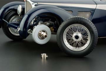 BUGATTI 57 SC CORSICA ROADSTER 1938 BLUE — фото 7