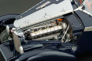 BUGATTI 57 SC CORSICA ROADSTER 1938 BLUE — фото 8
