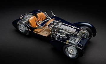 BUGATTI 57 SC CORSICA ROADSTER 1938 BLUE — фото 10