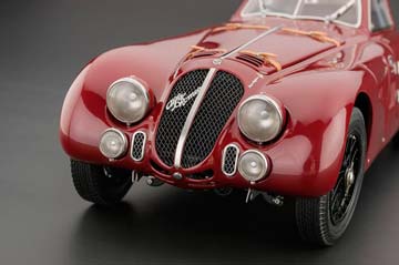 ALFA ROMEO 8C 2900 B SPECIALE TOURING COUPE 1938 DARK RED — фото 10