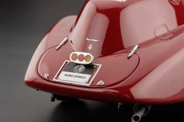 ALFA ROMEO 8C 2900 B SPECIALE TOURING COUPE 1938 DARK RED — фото 11