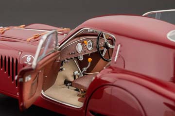 ALFA ROMEO 8C 2900 B SPECIALE TOURING COUPE 1938 DARK RED — фото 12