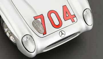 MERCEDES 300 SLR MILLE MIGLIA 1955 #704 HERRMANN LIMITED EDITION 2000 PCS. — фото 12
