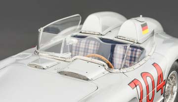 MERCEDES 300 SLR MILLE MIGLIA 1955 #704 HERRMANN LIMITED EDITION 2000 PCS. — фото 9