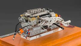 FERRARI 312P 1969 ENGINE WITH SHOWCASE — фото 4