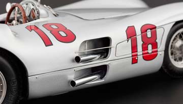 MERCEDES W196R STROMLINIE #18 GP REIMS 1954 J.M. FANGIO LIMITED EDITION 1000 PCS. — фото 3