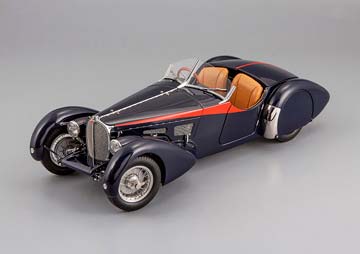 BUGATTI 57 SC CORSICA ROADSTER REDSTRIPES EDITION 1938 BLUE LIMITED EDITION 300 PCS. — фото 3