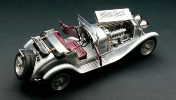 ALFA ROMEO 6C 1750 GS CLEAR FINISH 1930 SILVER LIMITED EDITION 1000 PCS. — фото 8