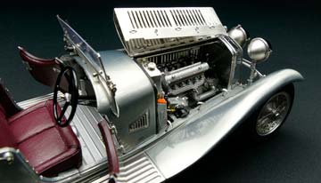 ALFA ROMEO 6C 1750 GS CLEAR FINISH 1930 SILVER LIMITED EDITION 1000 PCS. — фото 10